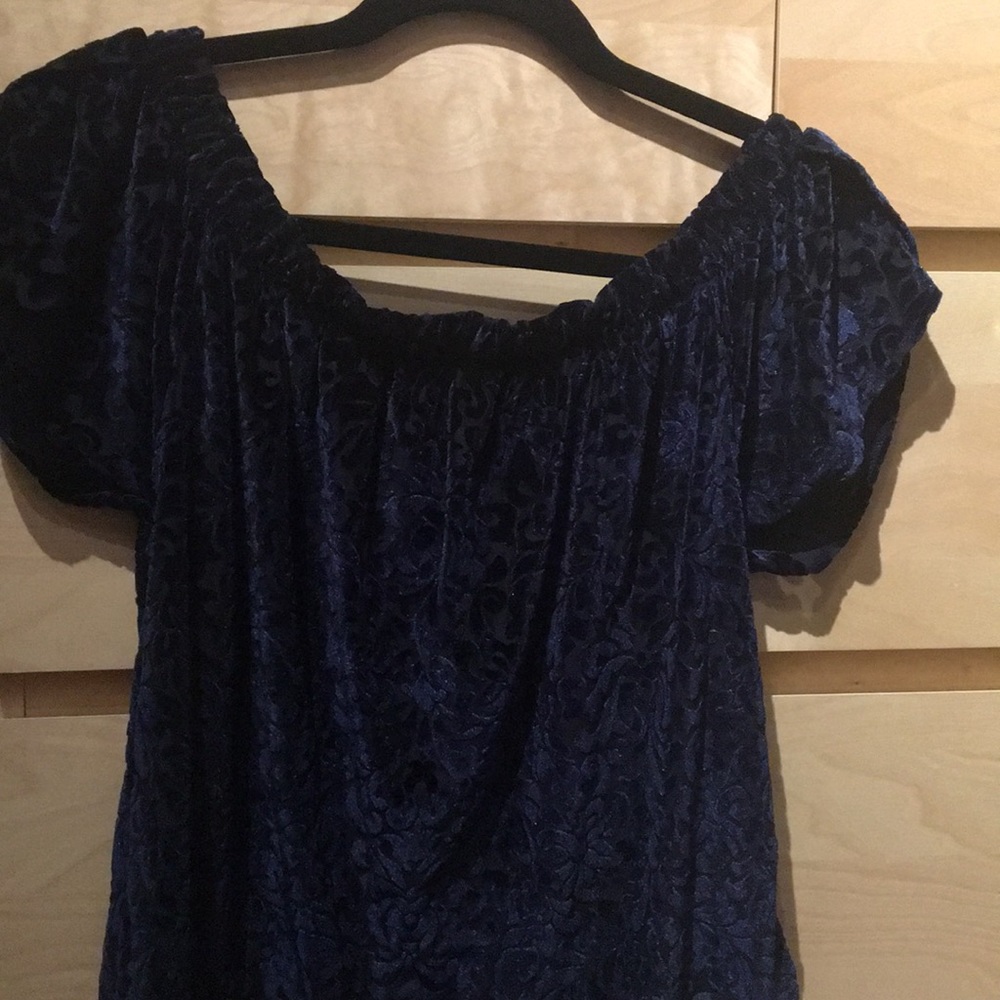 NWT Hollister Velvet Mesh Top